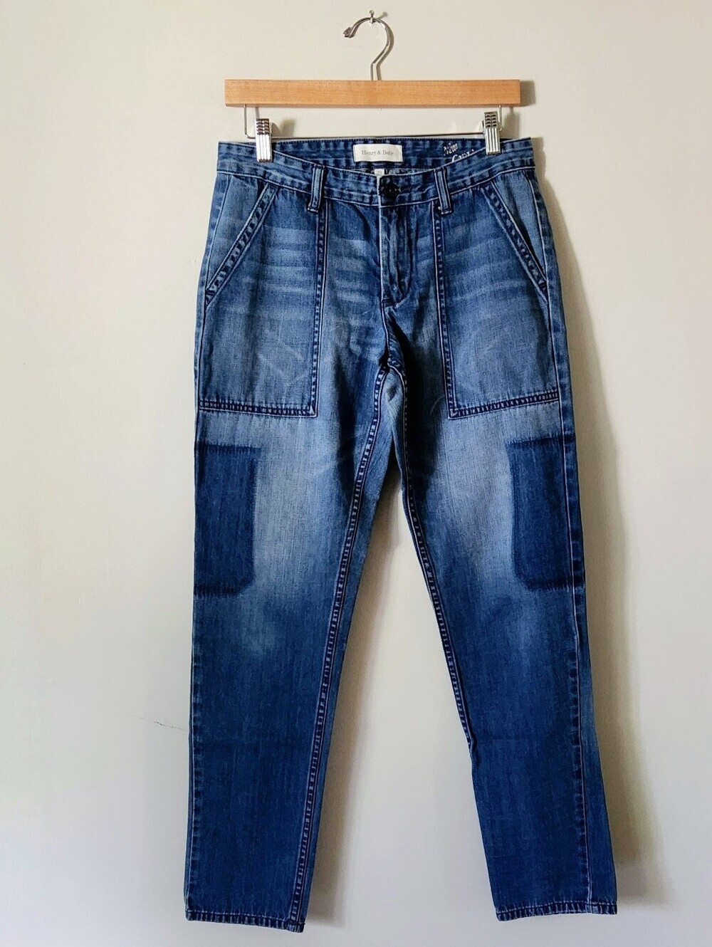 Henry & Belle "New Cargo" Denim Jeans Sz 28